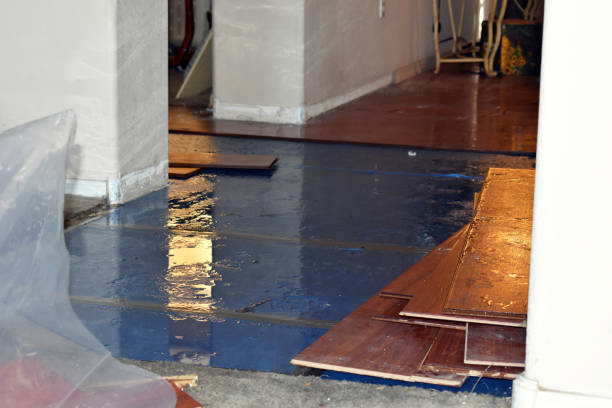 Professional Burst Pipe Water Damage technician working in Pineville, SC